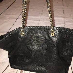 Tory Burch Marion Slouchy Tote Black